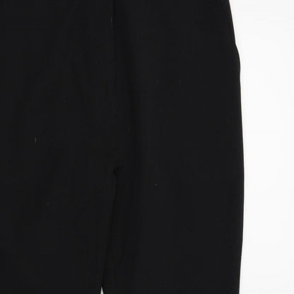 Eager Womens Black   Trousers  Size 10 L27 in