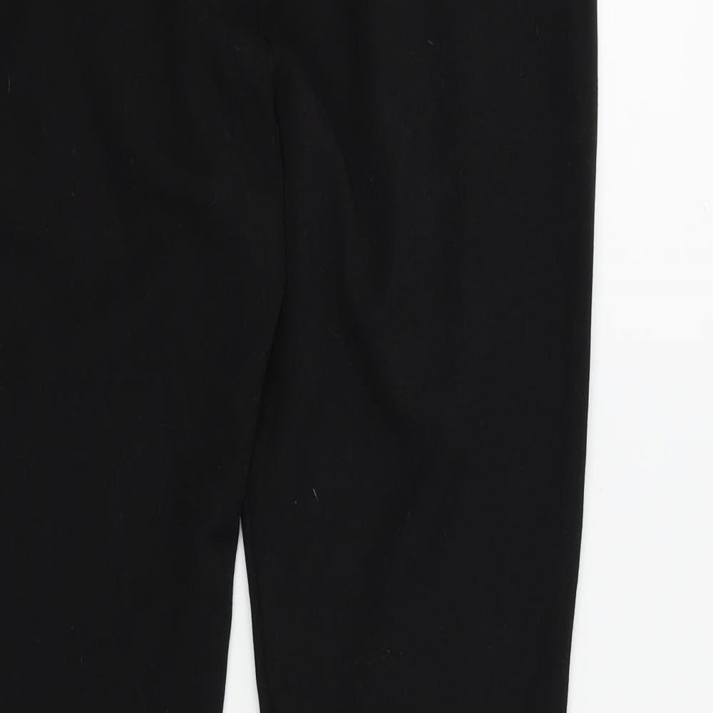 Eager Womens Black   Trousers  Size 10 L27 in