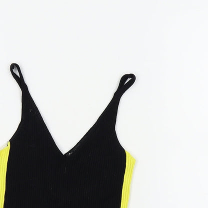 Stradivarius Girls Black   Basic Tank Size M