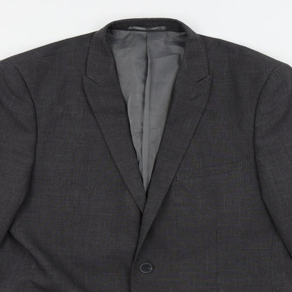 F&F Mens Grey   Jacket Suit Jacket Size 42