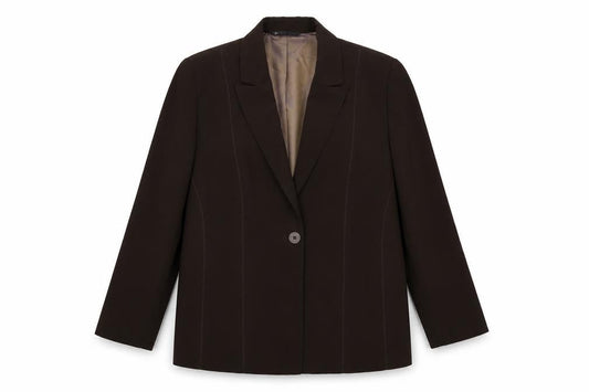 Womens UK Size 18 BHS Regular Brown Suit Jacket