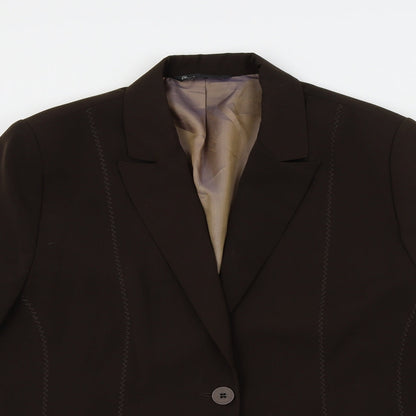 BHS Womens Brown   Jacket Suit Jacket Size 18