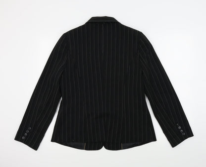 E-vie Womens Black   Jacket Suit Jacket Size 14