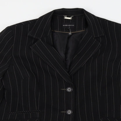 E-vie Womens Black   Jacket Suit Jacket Size 14