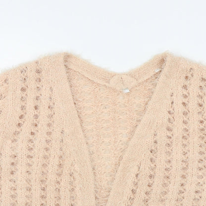 Anthology Womens Pink   Cardigan Jumper Size 12  - Open front