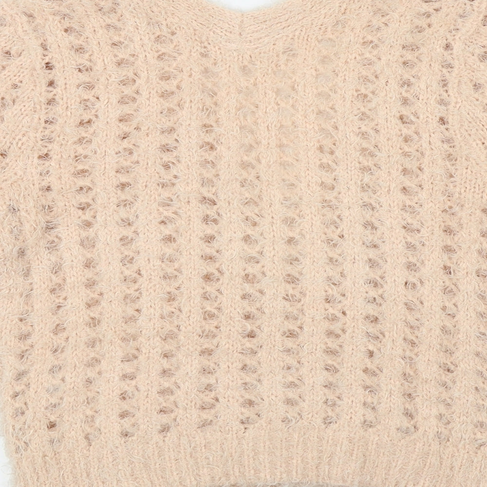 Anthology Womens Pink   Cardigan Jumper Size 12  - Open front