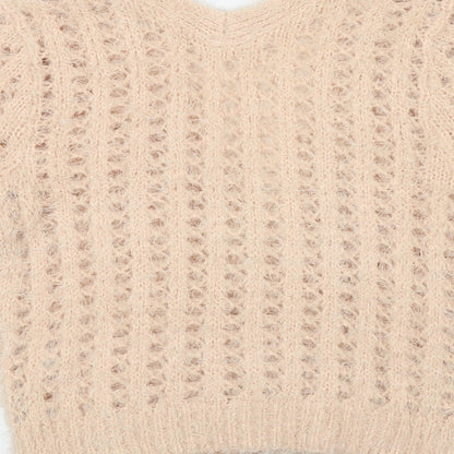 Anthology Womens Pink   Cardigan Jumper Size 12  - Open front