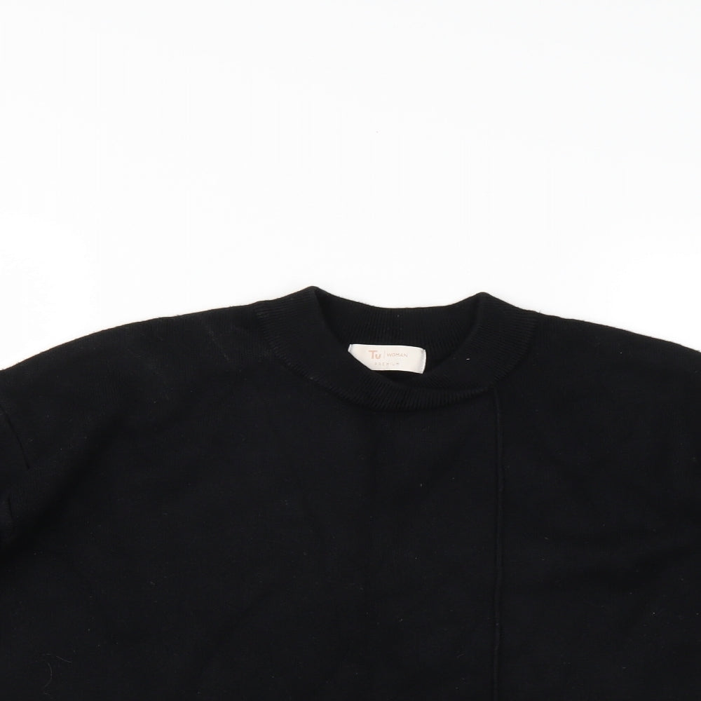 TU Womens Black   Pullover Jumper Size 10