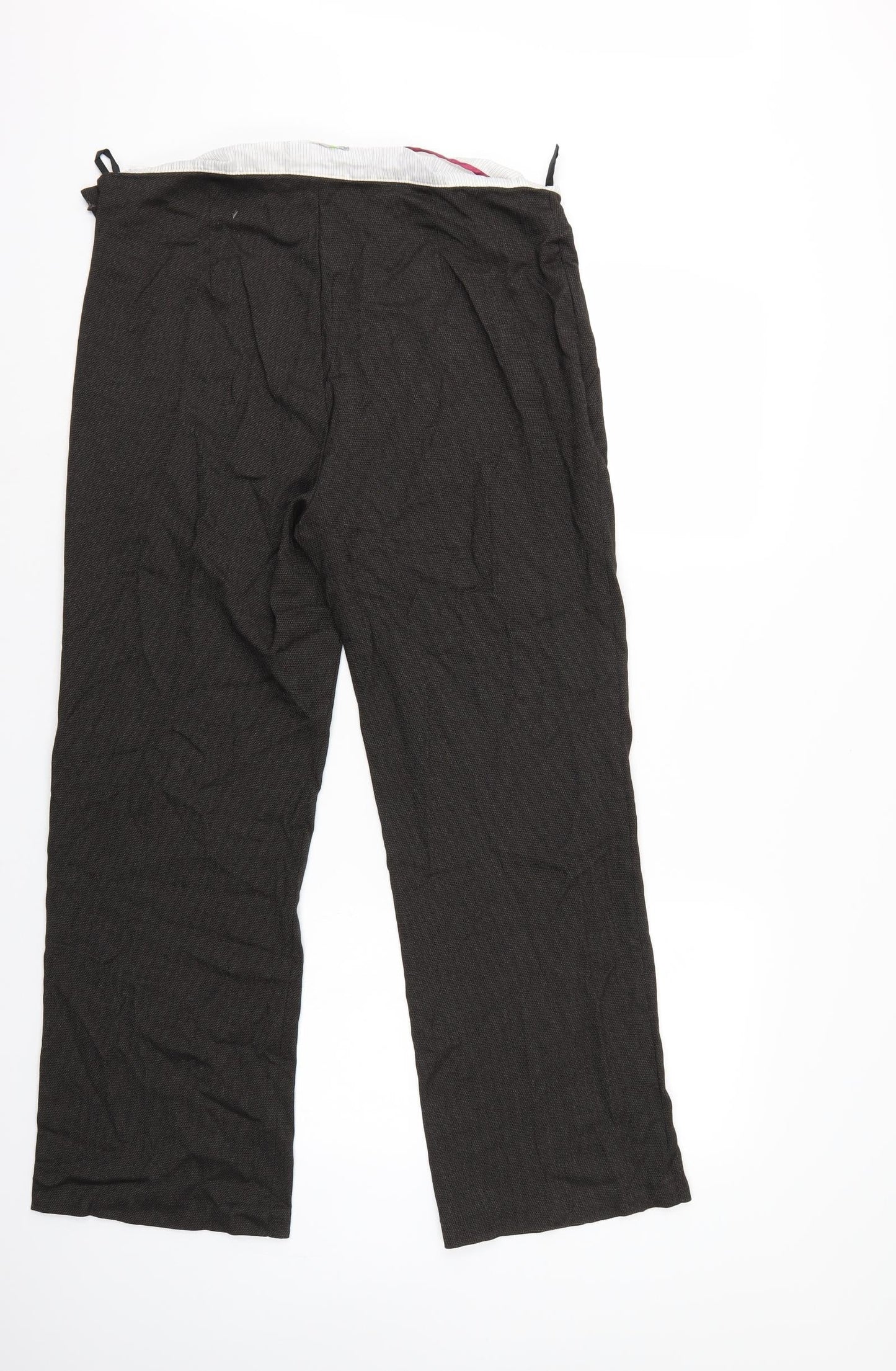 M&S Womens Brown   Trousers  Size 14 L28 in