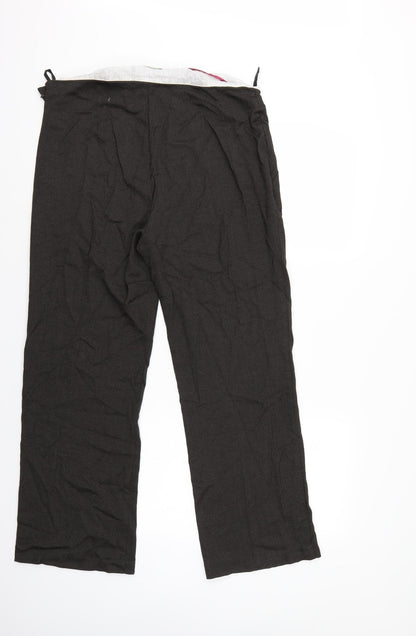 M&S Womens Brown   Trousers  Size 14 L28 in