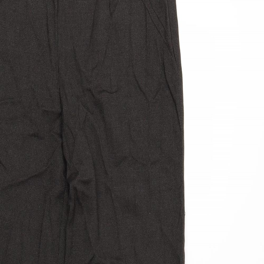 M&S Womens Brown   Trousers  Size 14 L28 in