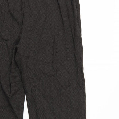 M&S Womens Brown   Trousers  Size 14 L28 in