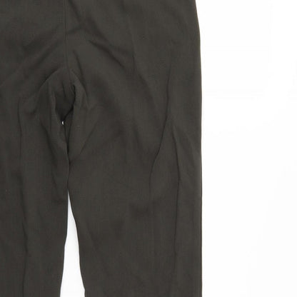 Womens UK Size 8 F&F Regular Fit  Green Trousers