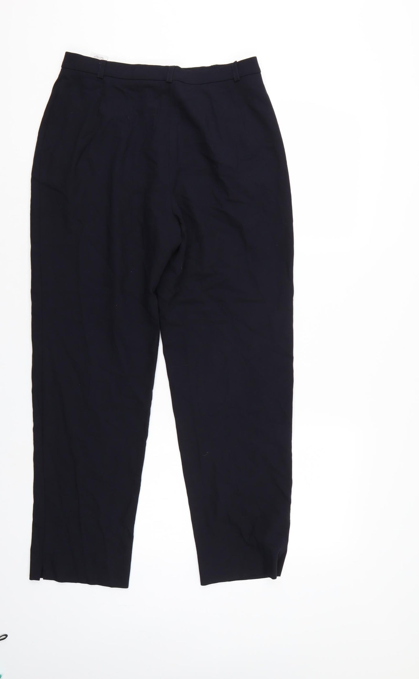 Womens UK Size 12 Marks and Spencer Regular Fit  Blue Trousers