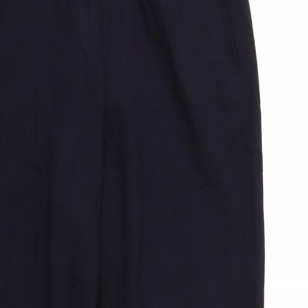 Womens UK Size 12 Marks and Spencer Regular Fit  Blue Trousers