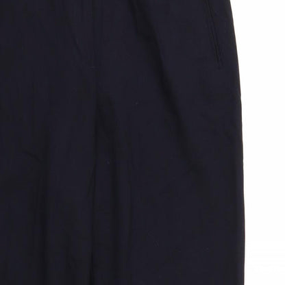 Womens UK Size 12 Marks and Spencer Regular Fit  Blue Trousers