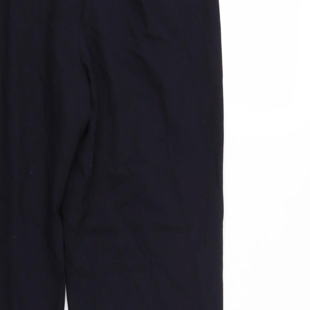 Womens UK Size 12 Marks and Spencer Regular Fit  Blue Trousers