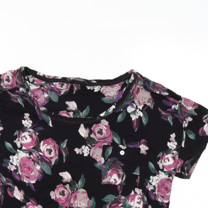 Autograph Womens Multicoloured Floral  Basic Blouse Size 12