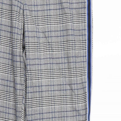 Priark Womens Multicoloured Check  Pedal Pusher Trousers Size 12 L25 in