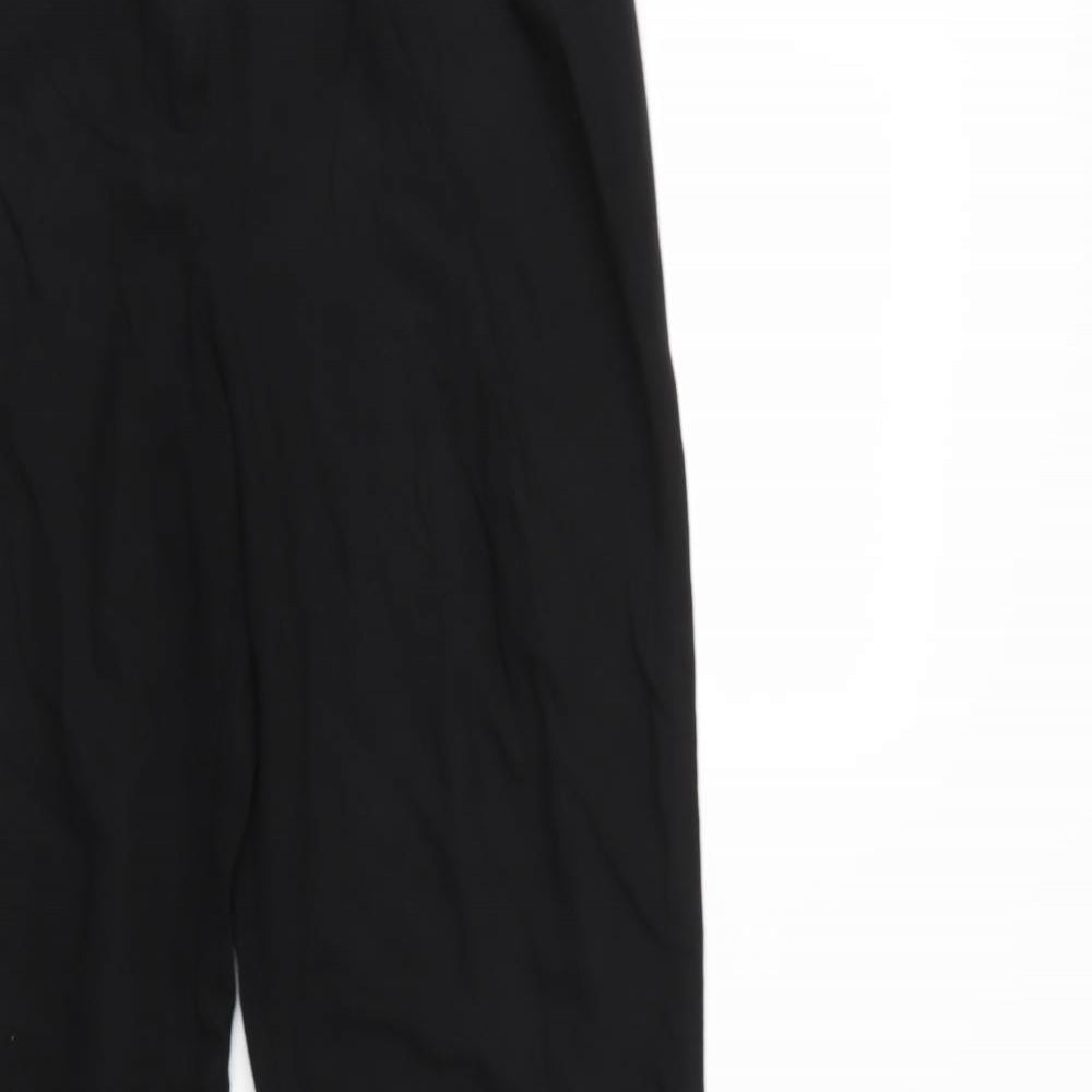 Womens UK Size 12 Marks & Spencer Regular Fit  Black Trousers