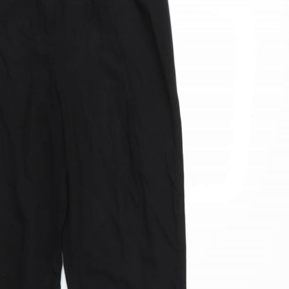 Womens UK Size 12 Marks & Spencer Regular Fit  Black Trousers