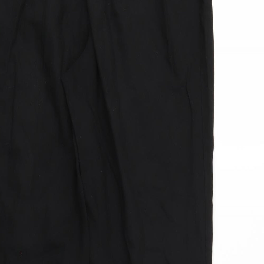 Womens UK Size 12 Marks & Spencer Regular Fit  Black Trousers