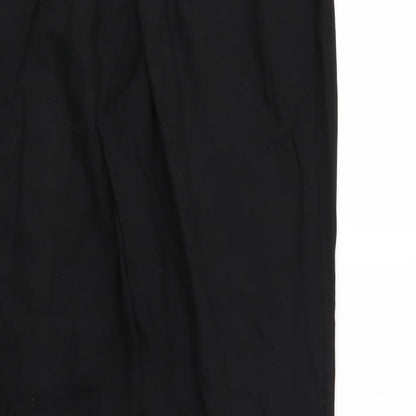 Womens UK Size 12 Marks & Spencer Regular Fit  Black Trousers
