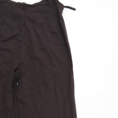 M&S Womens Brown   Trousers  Size 14 L28 in