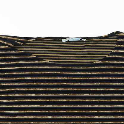 Monsoon Womens Multicoloured Striped  Pullover Jumper Size 16