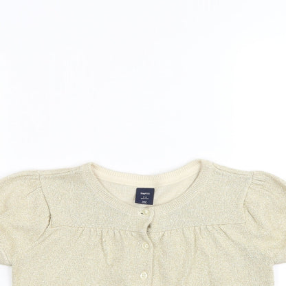 Gap Girls White   Cardigan Jumper Size 8-9 Years