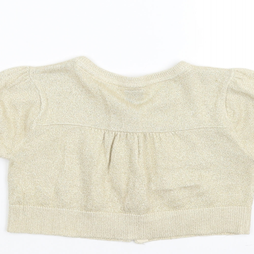Gap Girls White   Cardigan Jumper Size 8-9 Years