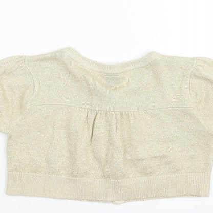 Gap Girls White   Cardigan Jumper Size 8-9 Years
