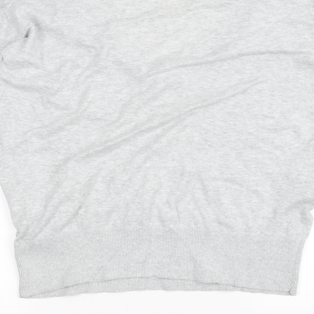 Womens UK Size 10 South Grey Basic T-Shirt