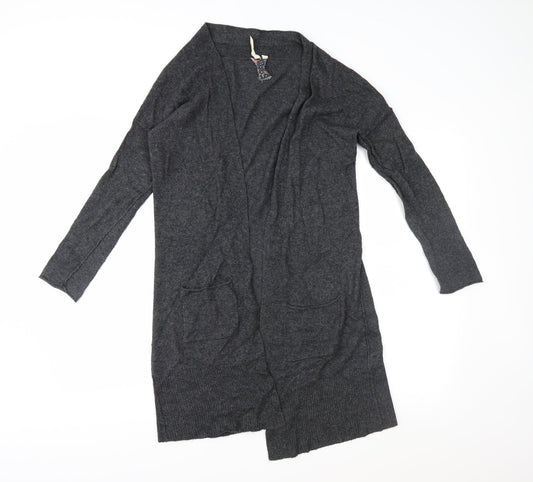Preworn Womens Grey   Wrap Jumper Size 10