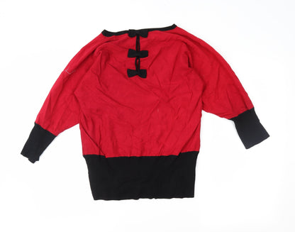 Marble Womens Red   Pullover Jumper Size 8