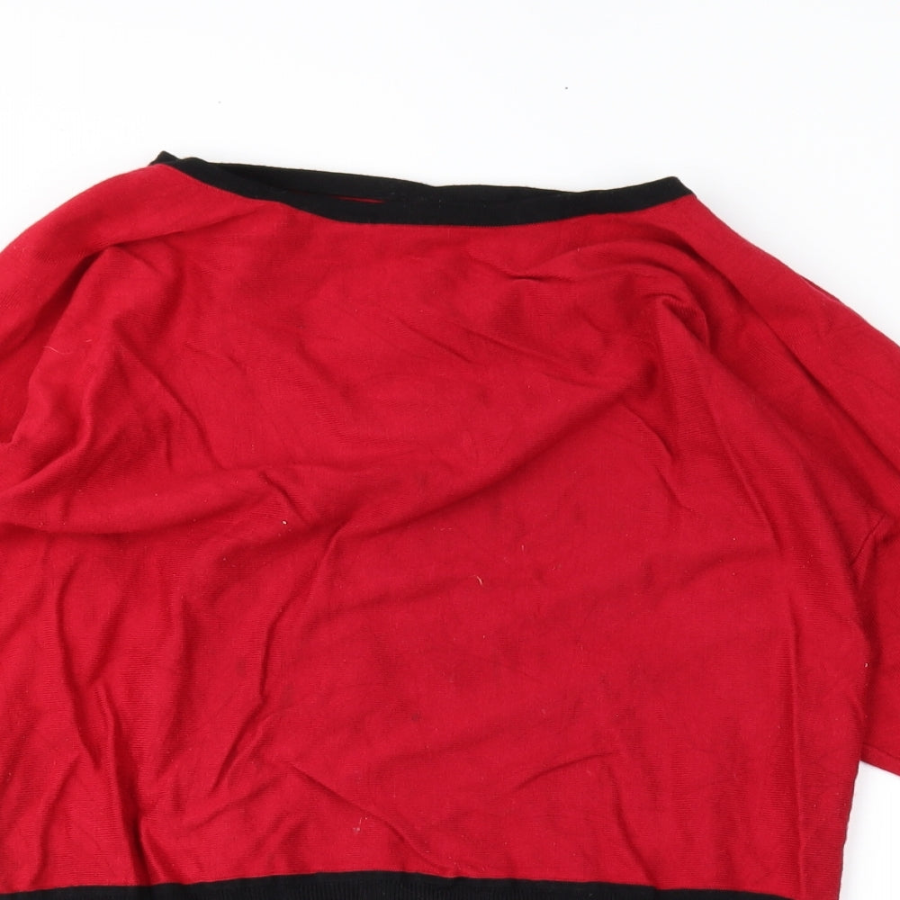 Marble Womens Red   Pullover Jumper Size 8