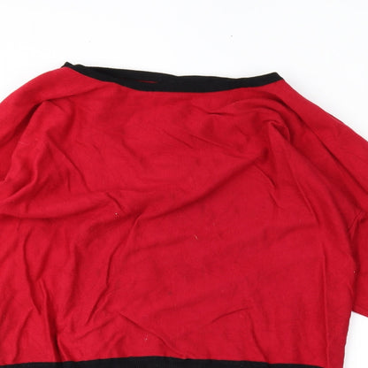 Marble Womens Red   Pullover Jumper Size 8