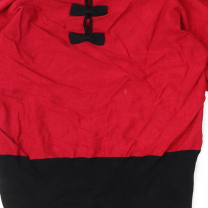 Marble Womens Red   Pullover Jumper Size 8
