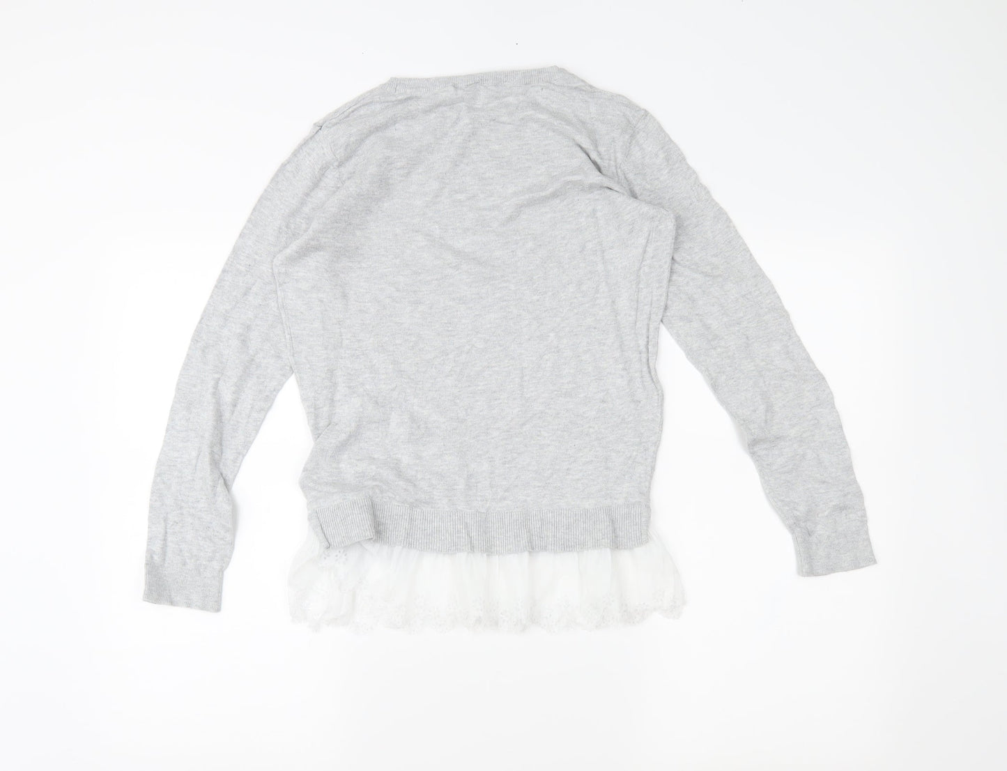 Dorothy Perkins Womens Grey   Tunic Jumper Size 6
