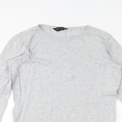 Dorothy Perkins Womens Grey   Tunic Jumper Size 6