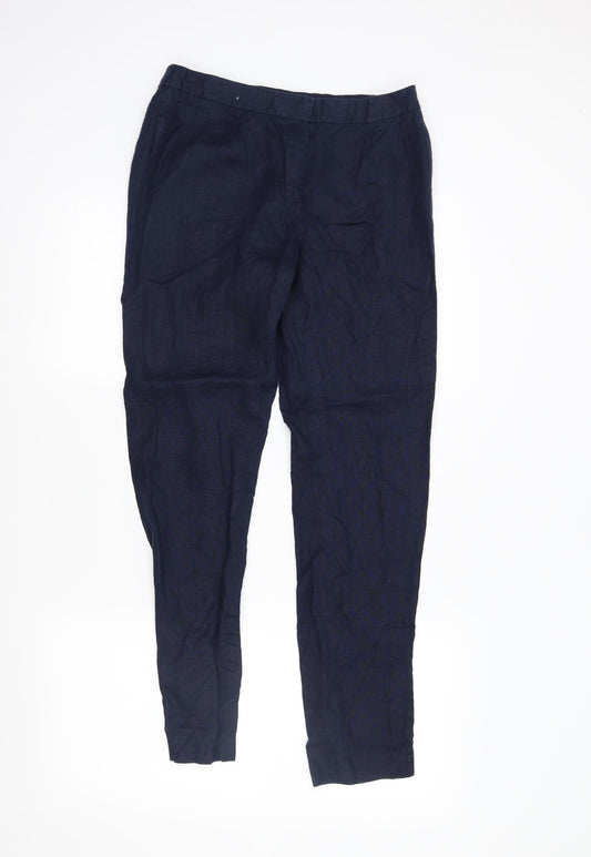 Womens UK Size 8 NEXT Regular Fit  Blue Trousers