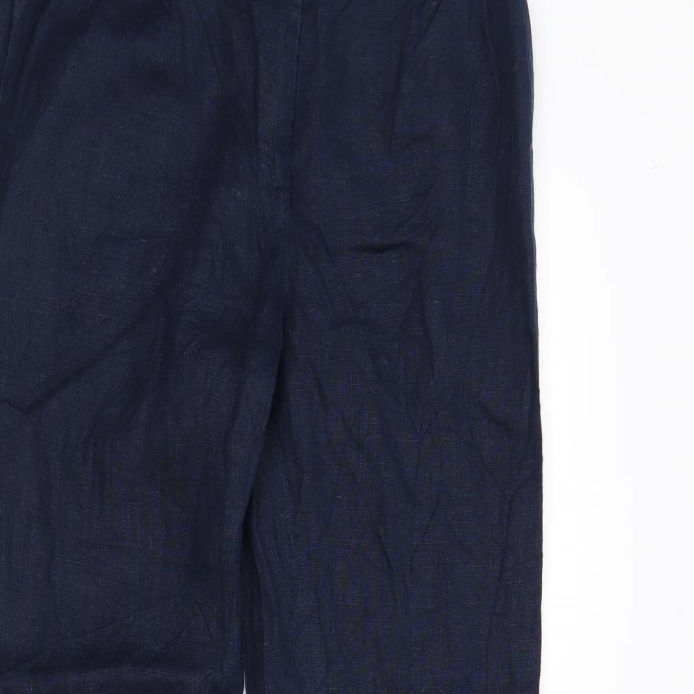 Womens UK Size 8 NEXT Regular Fit  Blue Trousers