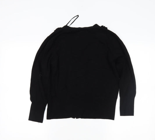 Star Womens Black   Cardigan Jumper Size 14