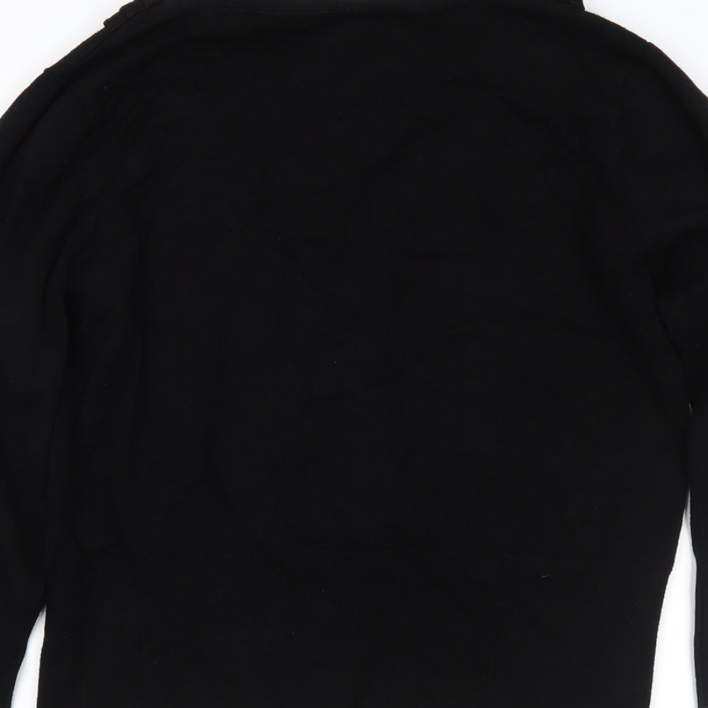 Star Womens Black   Cardigan Jumper Size 14