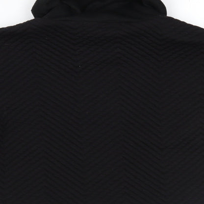 Miss Guided Womens Black   Pullover Jumper Size 6  - cropped
