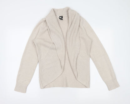 H&M Womens Beige   Wrap Jumper Size M