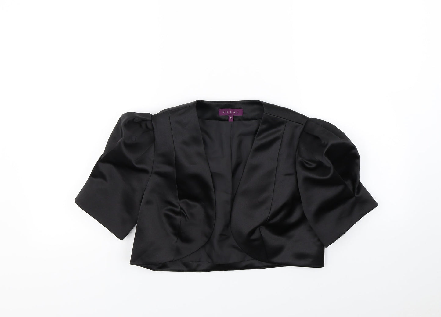 Debut Womens Black   Jacket  Size 8