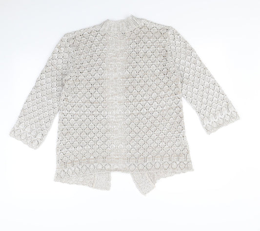 CHIC Womens Beige   Cardigan Jumper Size XL