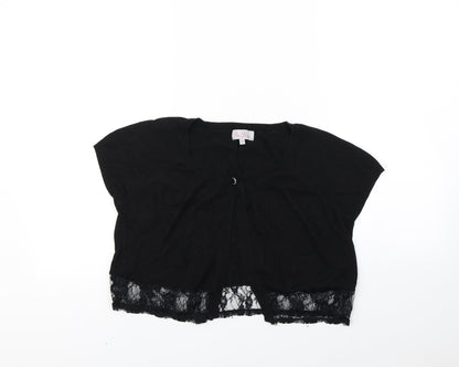 Be beau  Womens Black   Cardigan Jumper Size 16