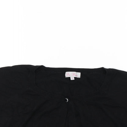 Be beau  Womens Black   Cardigan Jumper Size 16